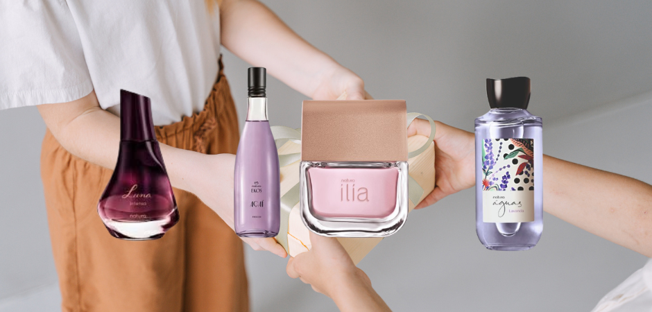 qual perfume natura dar de presente