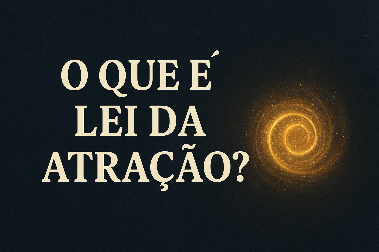 O que é lei da atração