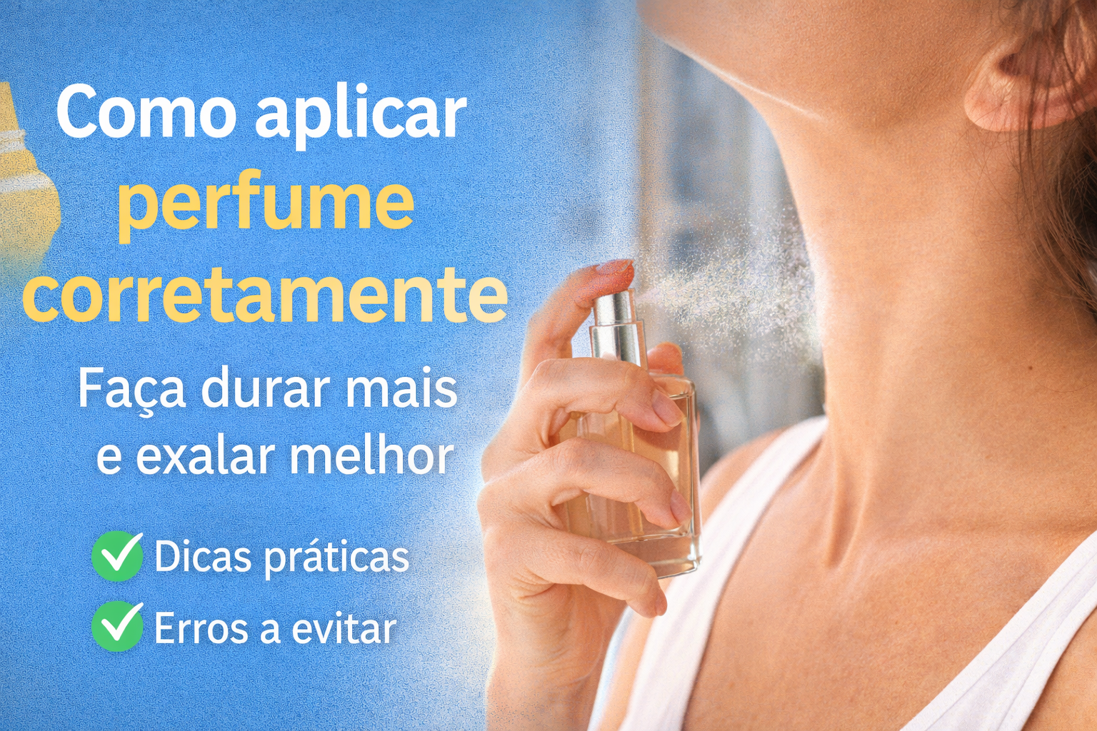 como aplicar perfume corretamente
