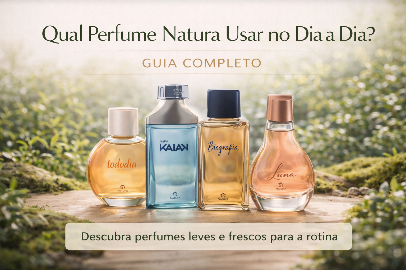 qual perfume natura usar no dia a dia