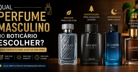 Qual perfume masculino do Boticário escolher?
